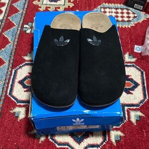 Adidas Black Slip-On Loafers unisex